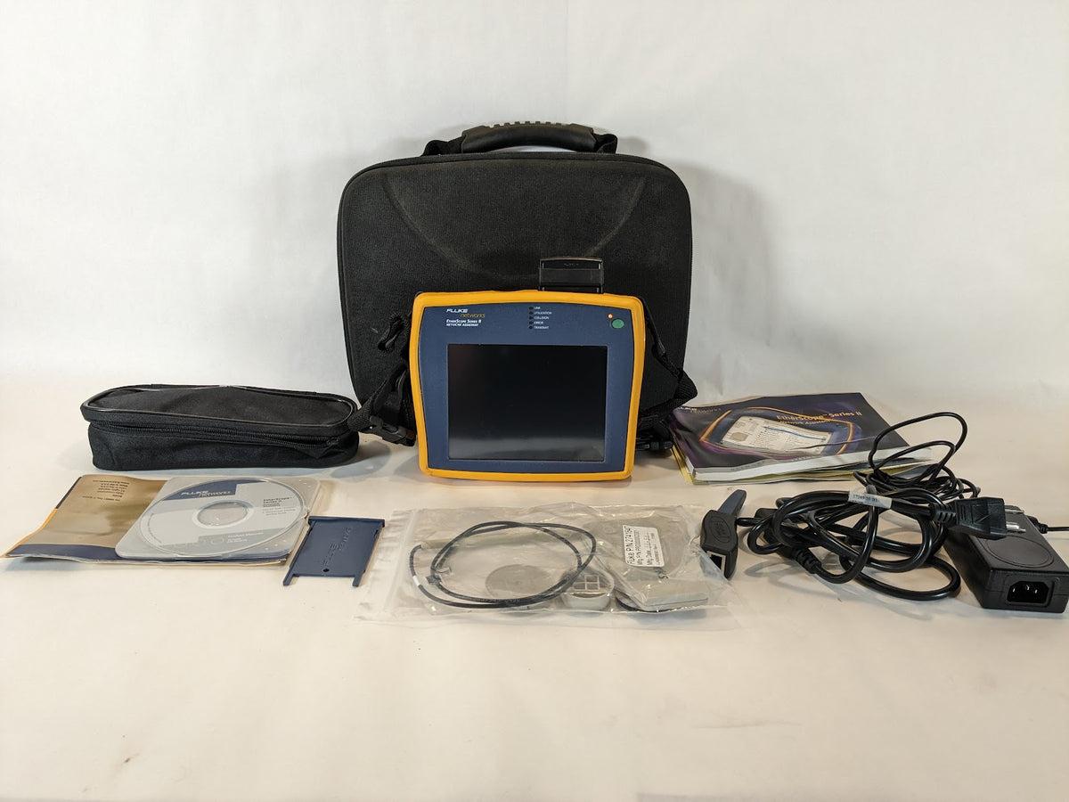 Fluke Networks EtherScope Series II Network w/ case, software, charger –  International Surveying