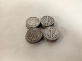 20 Walking Liberty Silver Half Dollars