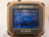 Topcon FC-2200 Data Collector, TopSurv 8, RS3 Module Total