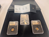 2017 S Africa 50th Gold Krugerrand Fractional Set NGC PF70 Ultra Cameo w/ COA