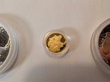 2008 Australia Koala 1/10oz Gold 1oz Gilded Silver & 1oz PR 3Coin Proof Set