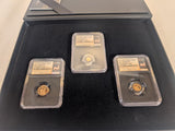 2017 S Africa 50th Gold Krugerrand Fractional Set NGC PF70 Ultra Cameo w/ COA