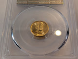 Gold 1/10 oz Canadian 2017 Gold Maple Leaf $5 PCGS MS68 Coin .9999 Fine coin