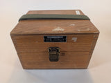 K&E Keuffel & Esser 712410 Optical Square w/ Wooden Case - Good Used Condition