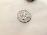 Tube of 20 50c Franklin Silver Half Dollars