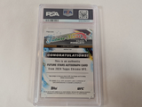 2024 Topps Chrome UFC Paddy Pimblett Future Stars Auto Refractor #/150 PSA 10