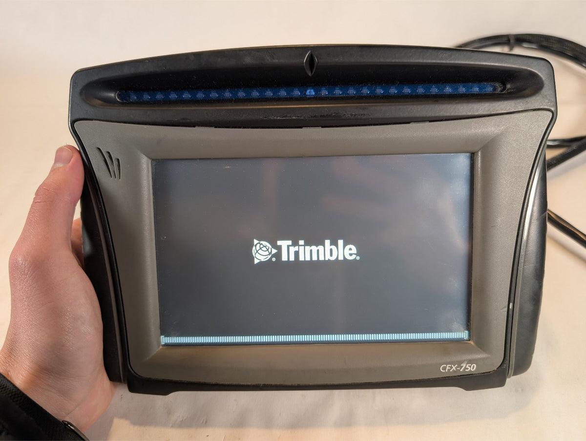 GNSS Trimble Display/receiver CFX 750 Auto Guidance Application contro ...