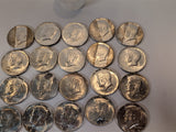 90% Silver 1964 Kennedy Half Dollars - Roll of 20 - $10 Face Value