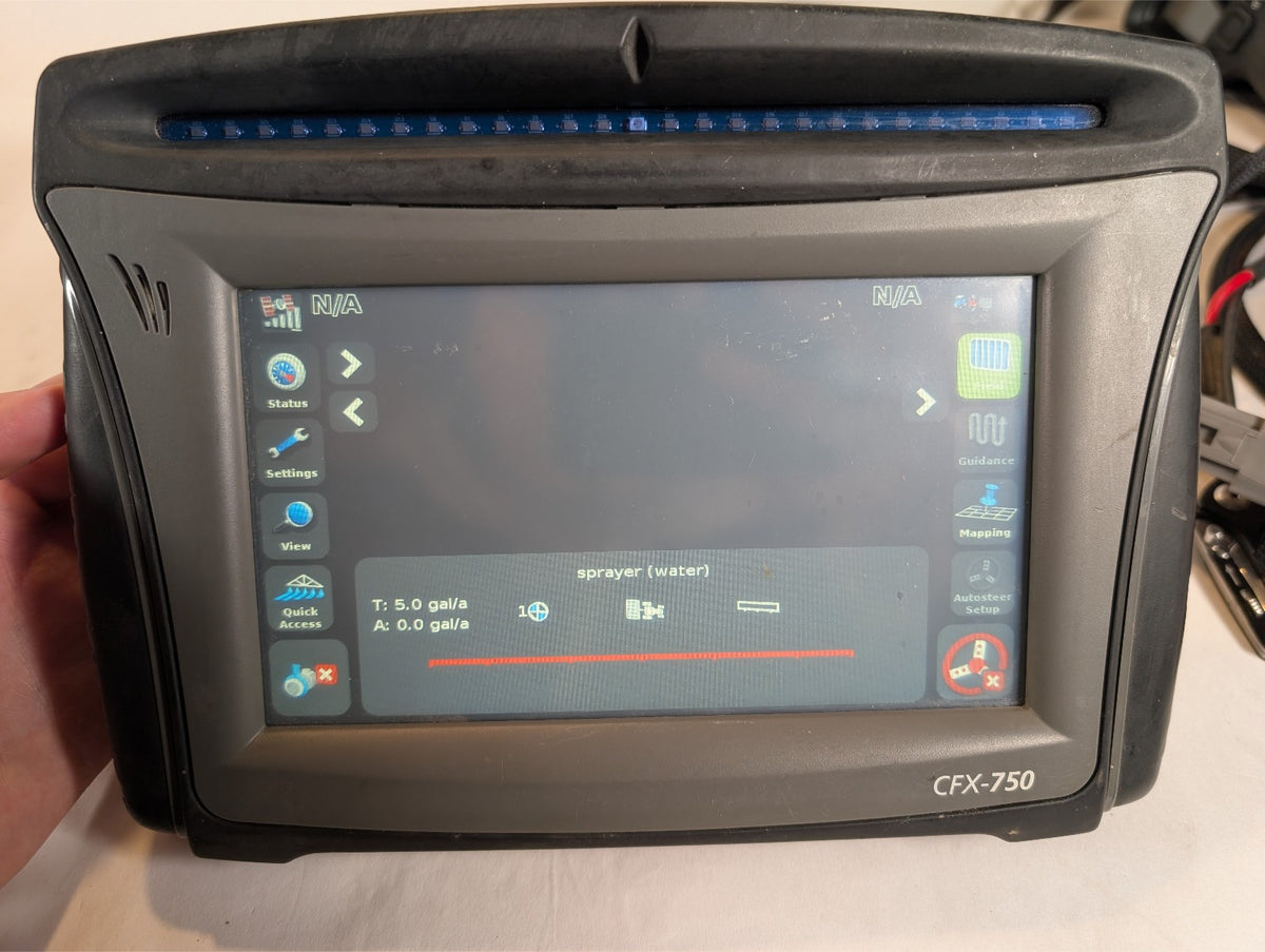 GNSS Trimble Display/receiver CFX 750 RTK Autoguide Application Contro ...