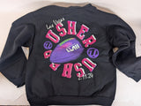 NEW Usher Super Bowl LVIII Halftime Hoodie Size Large black NFL MSRP $140