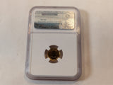 24kt Gold G$1 Canadian Maple Leaf MS70 NGC