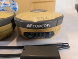 Topcon Hiper V GPS GLONASS RTK Base & Rover Set w/ Digital UHF II Radio Modem