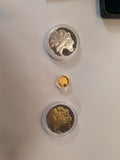 2008 Australia Koala 1/10oz Gold 1oz Gilded Silver & 1oz PR 3Coin Proof Set