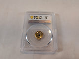 Gold 1/10 oz Canadian 2017 Gold Maple Leaf $5 PCGS MS68 Coin .9999 Fine coin