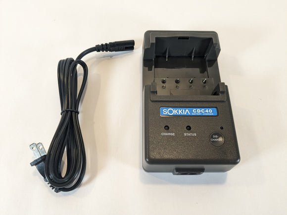 CDC40 BATTERY CHARGER FOR SOKKIA TOTAL STATION, BDC35, BDC35A, SET, CDC70