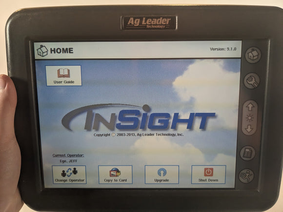 Ag Leader Insight w/ Multi Product + Autoswath, Clean, Trimble FMD