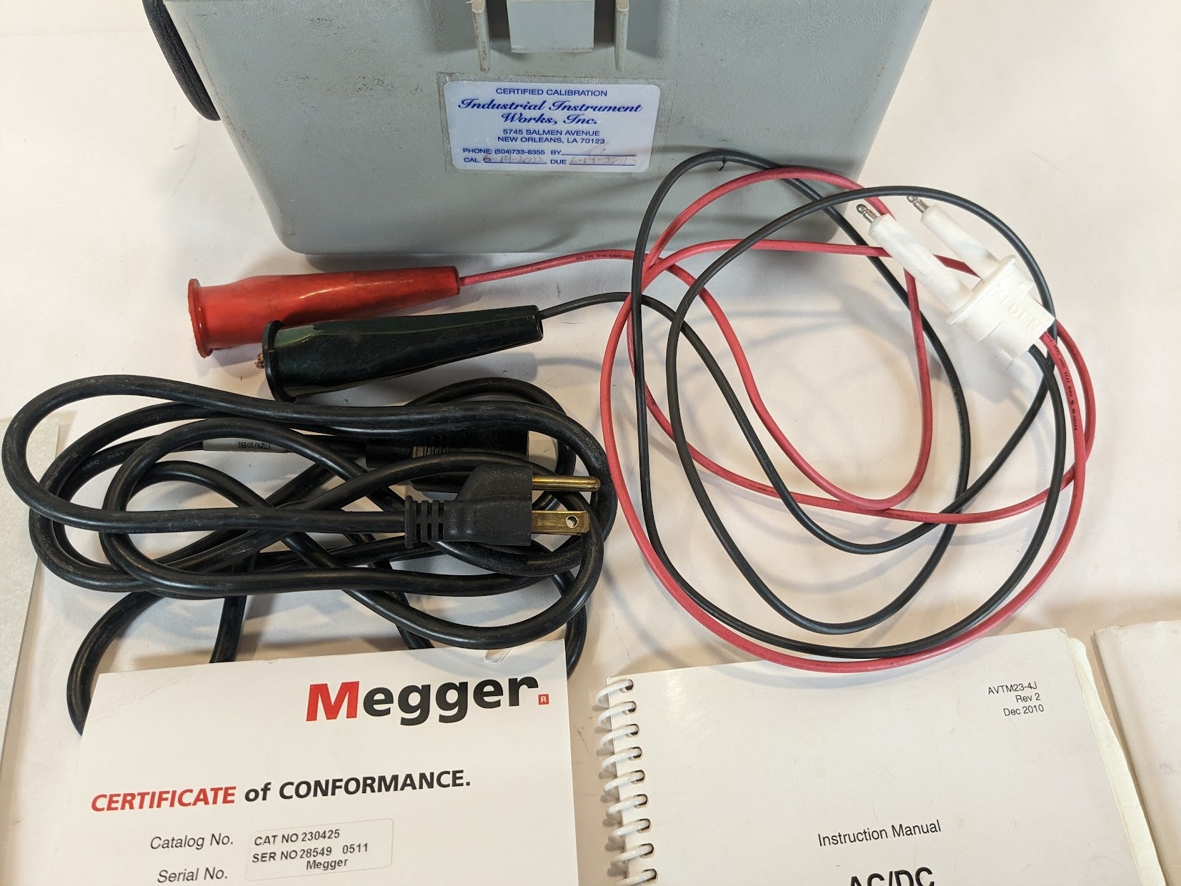 Megger 230425 AC/DC High-Pot Tester, 0 to 4 kV AC, 0 to 5 kV DC